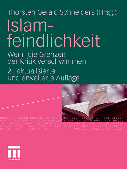 Title details for Islamfeindlichkeit by Thorsten Gerald Schneiders - Available